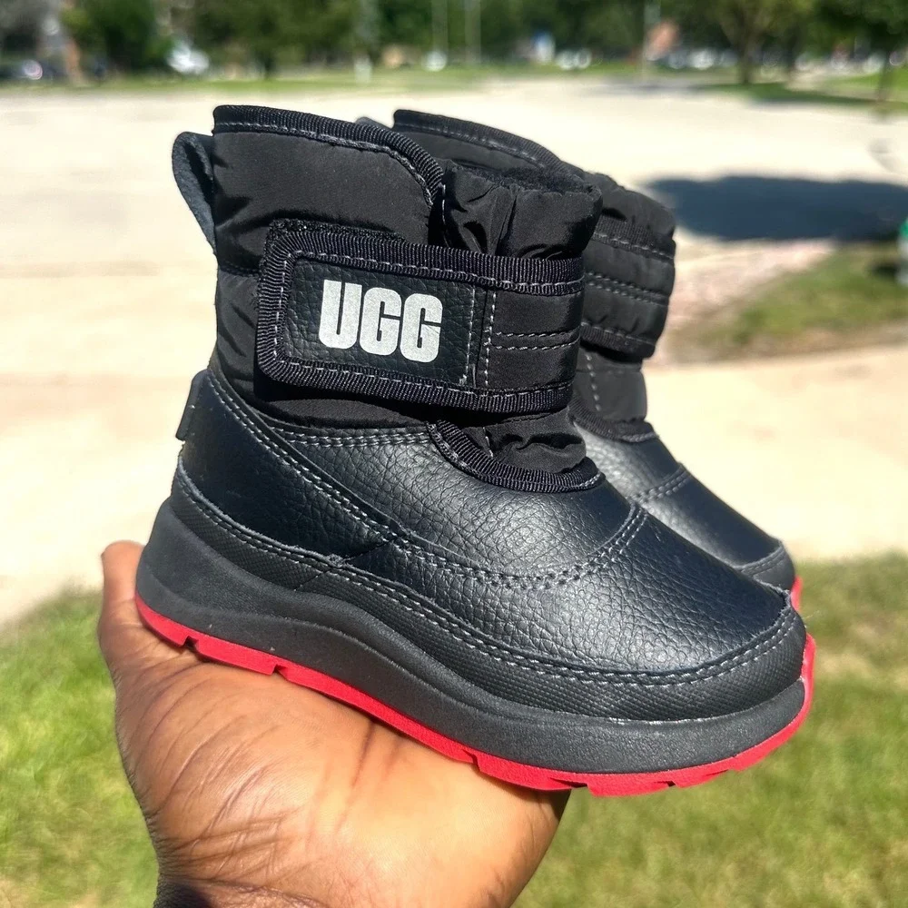 UGG Kids' Taney Weather Boots Toddler Boy Size 7 Black